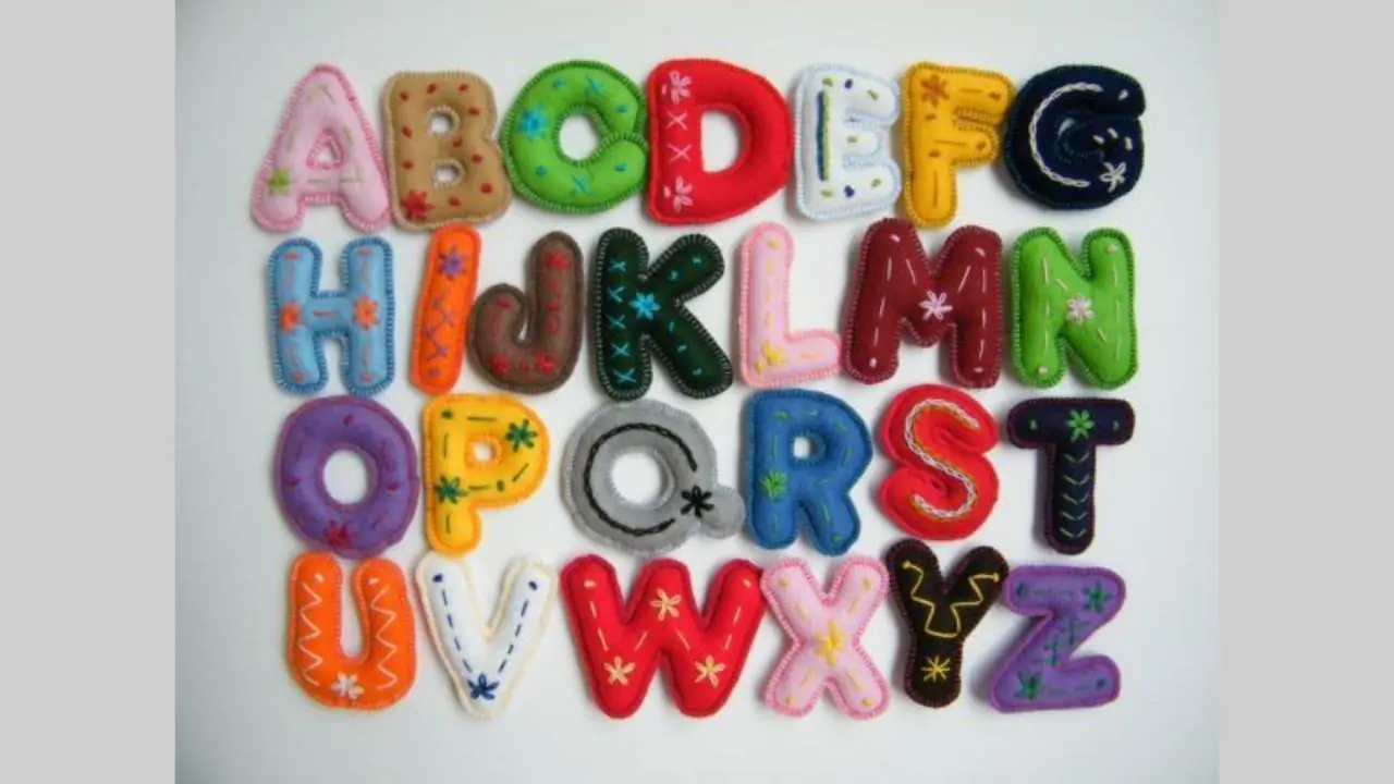 molde de letras para feltro