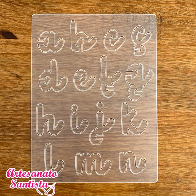 molde de letras maiúsculas