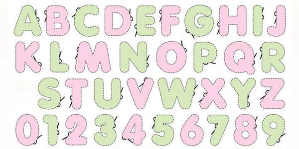 alfabeto para scrapbook