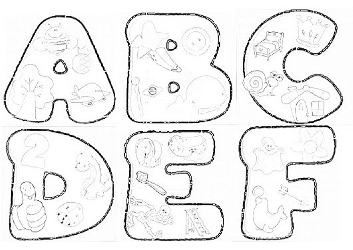 molde de plástico para letras