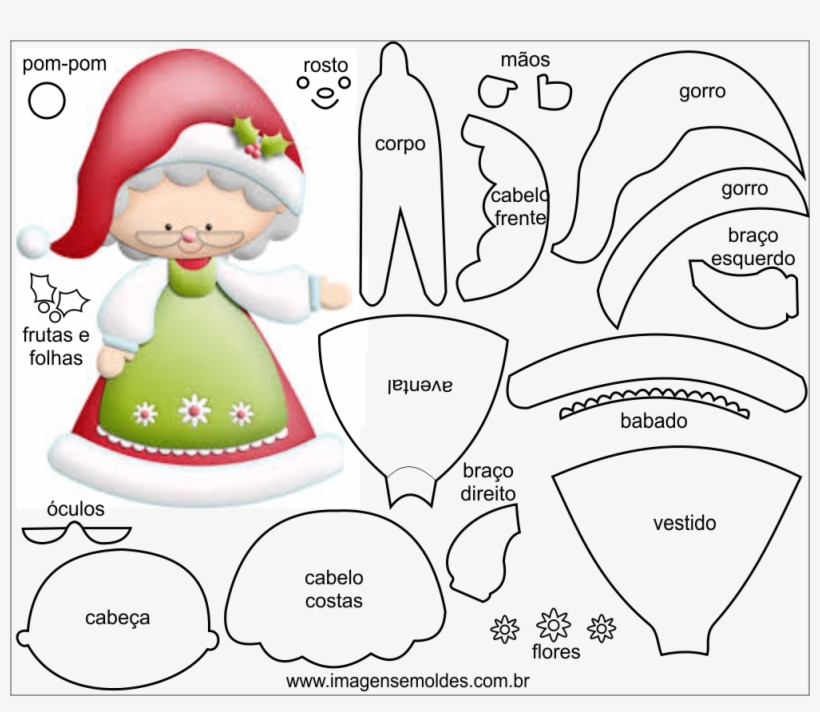 moldes de natal em pdf