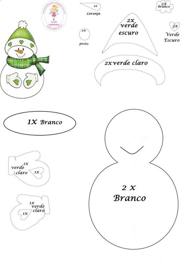 molde de vela de natal