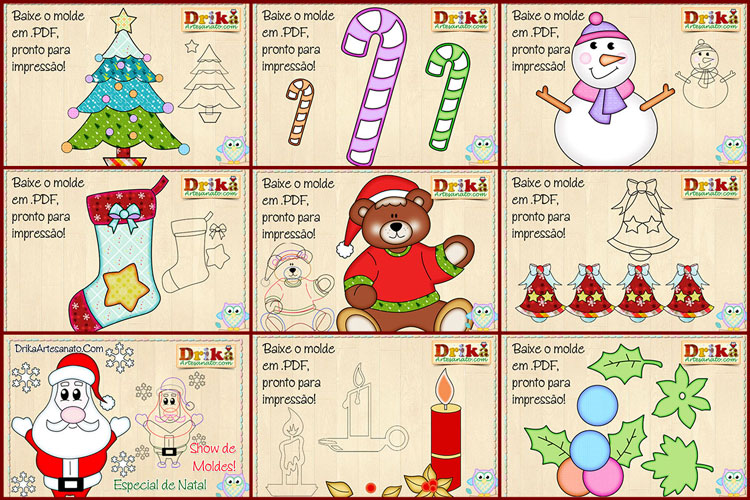 desenhos de natal para colorir
