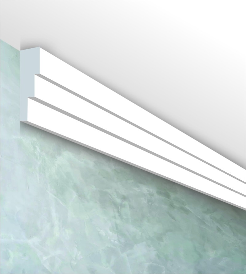 moldura de gesso para quarto