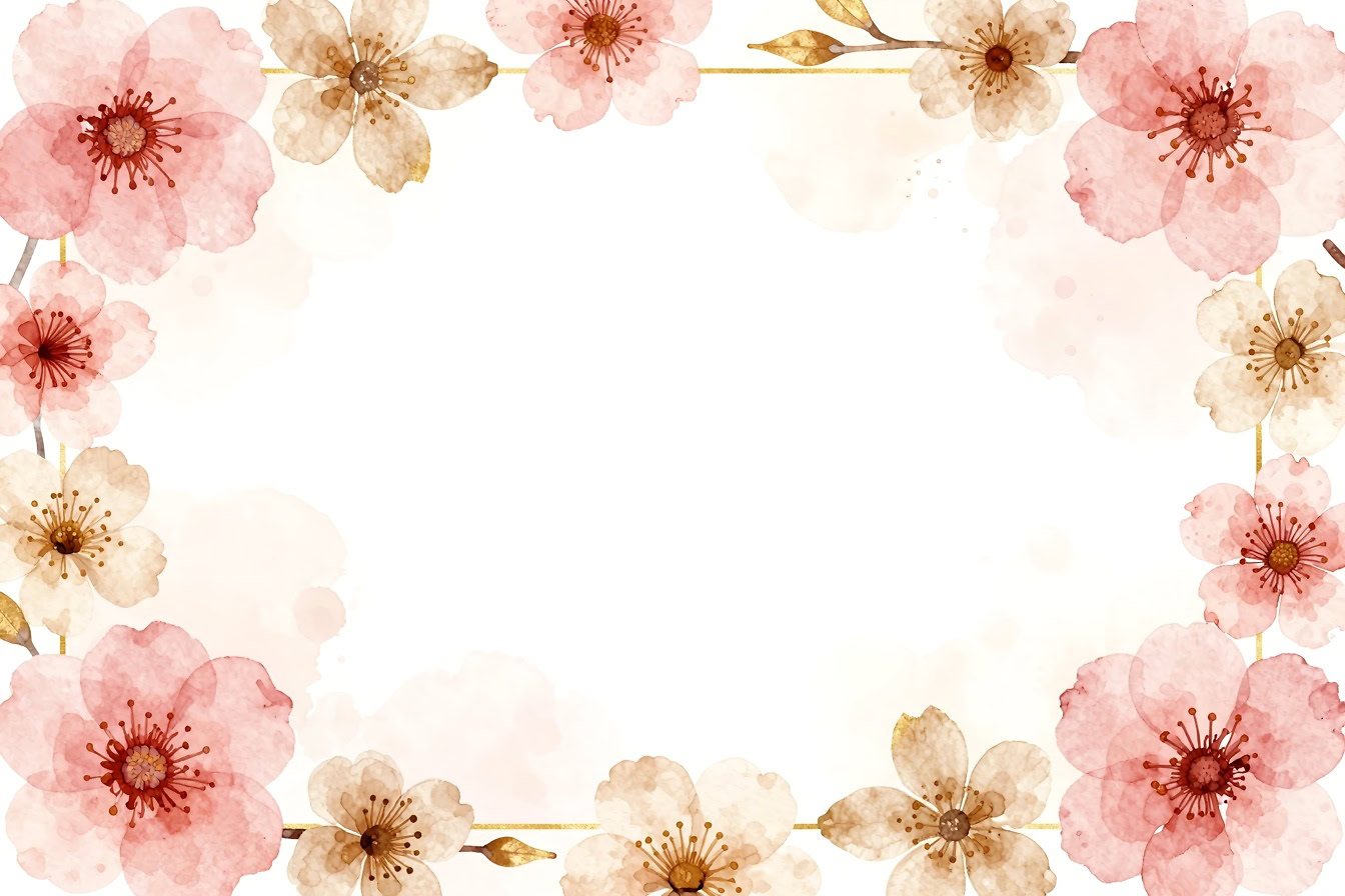 elementos gráficos florais