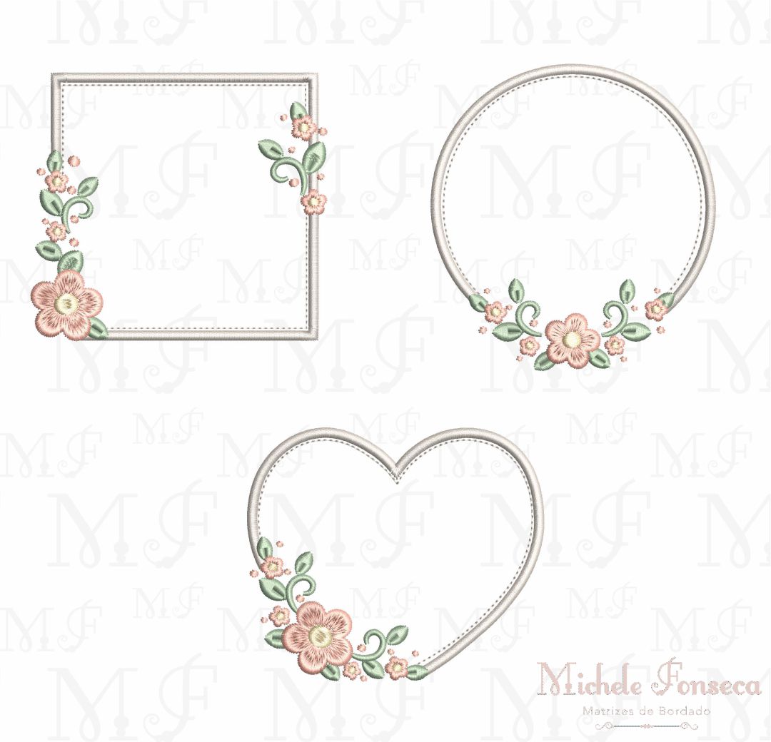 desenho floral para convite