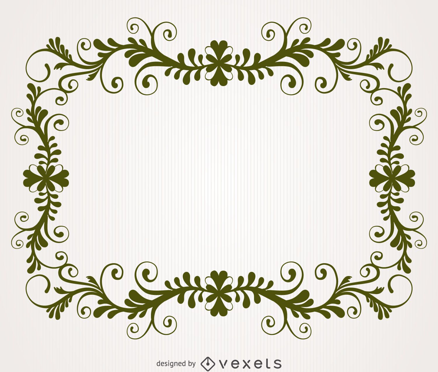 elementos florais para design