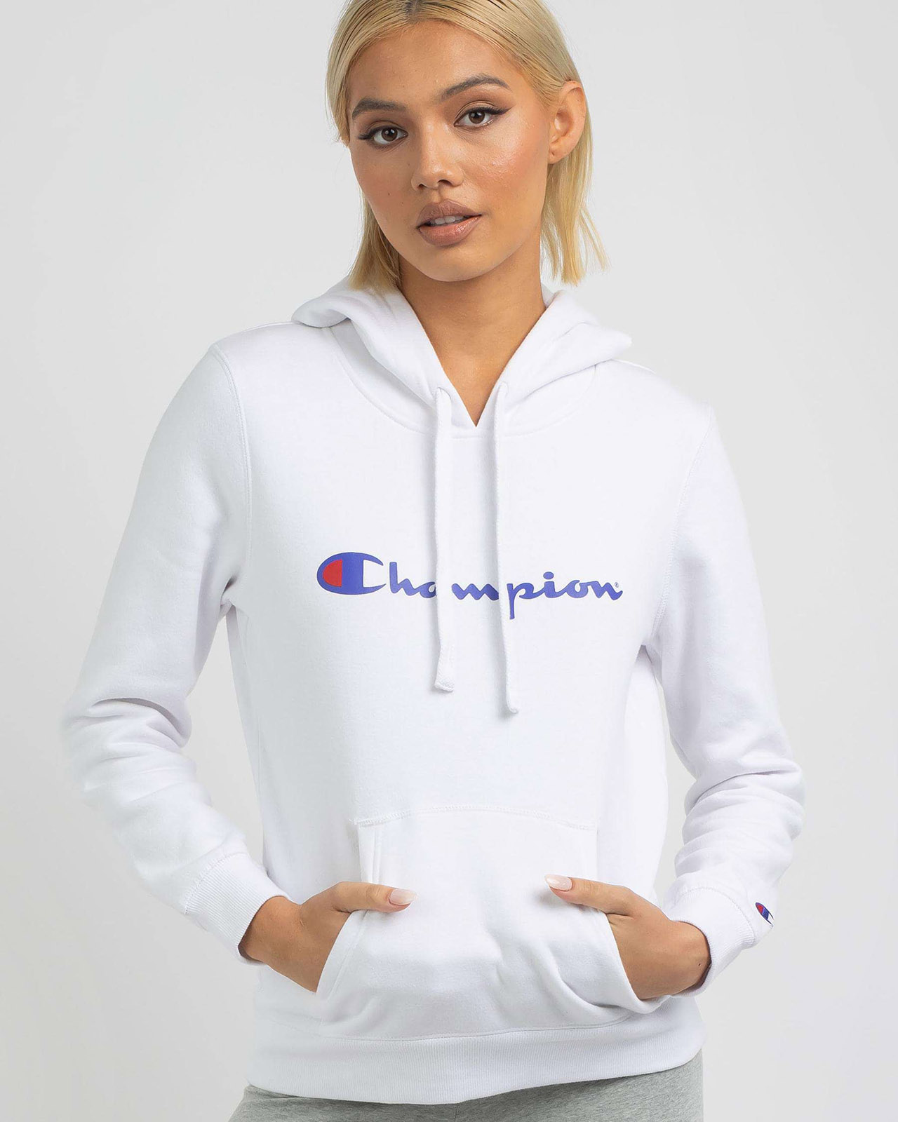 moletom branco gola redonda