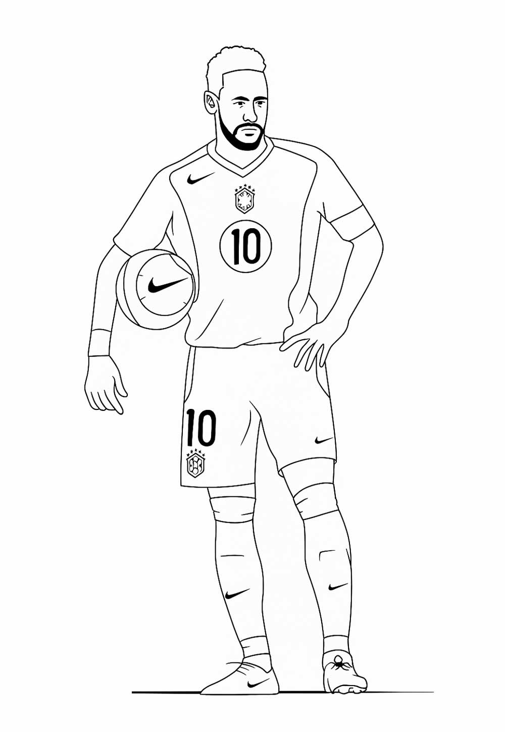 neymar para pintar santos