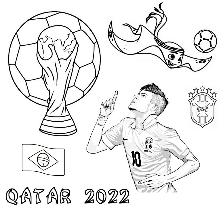 neymar para pintar santos