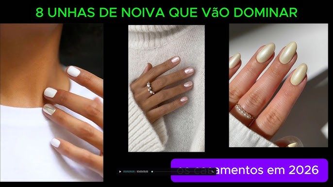 nail art para noivas