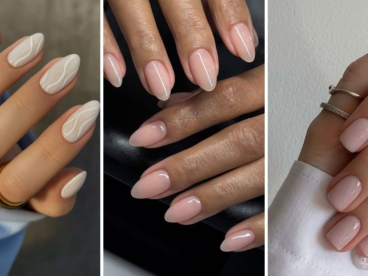 unhas peroladas para casamento