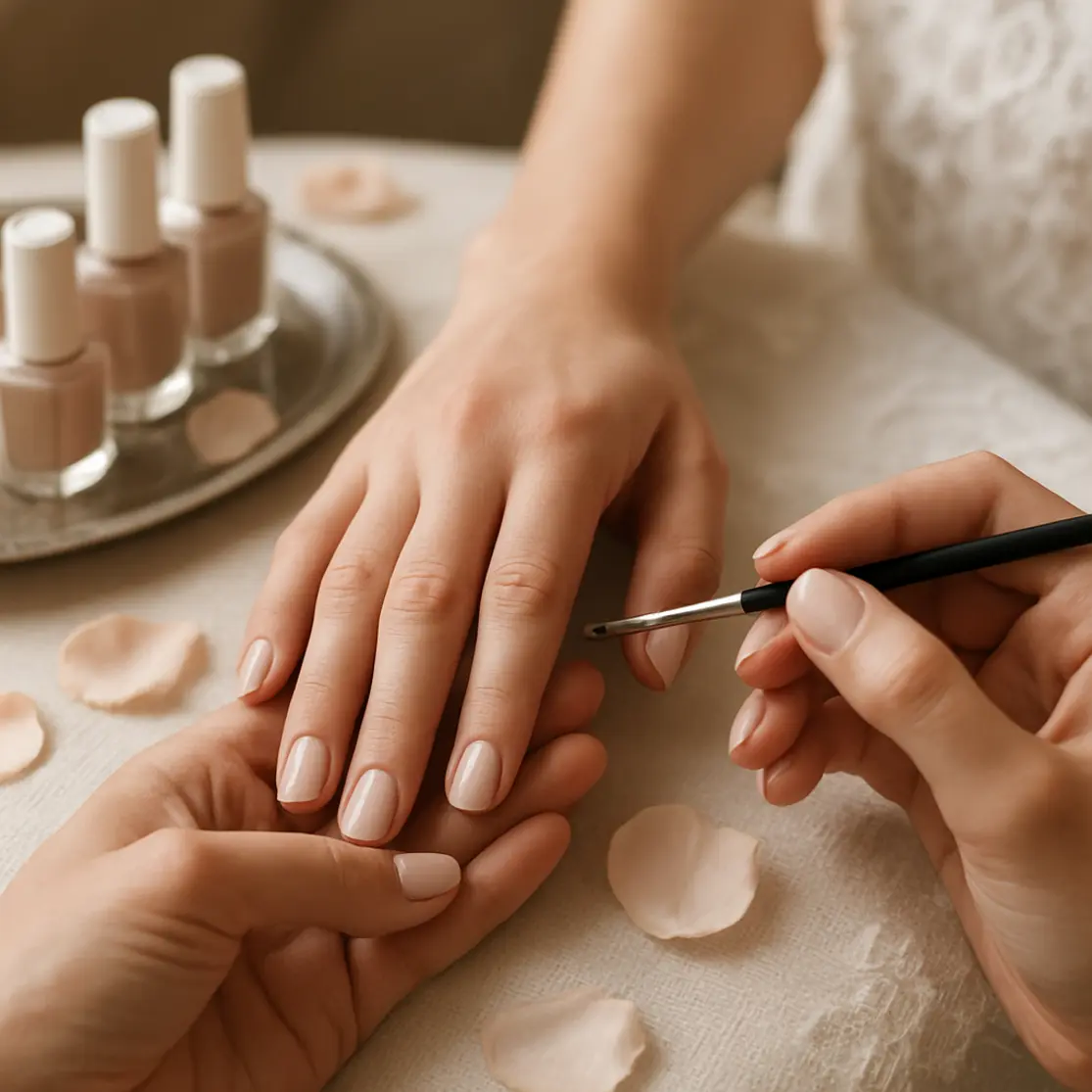 decoração de unhas para noivado