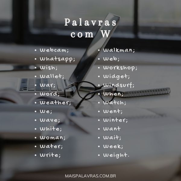 nomes femininos começando com w