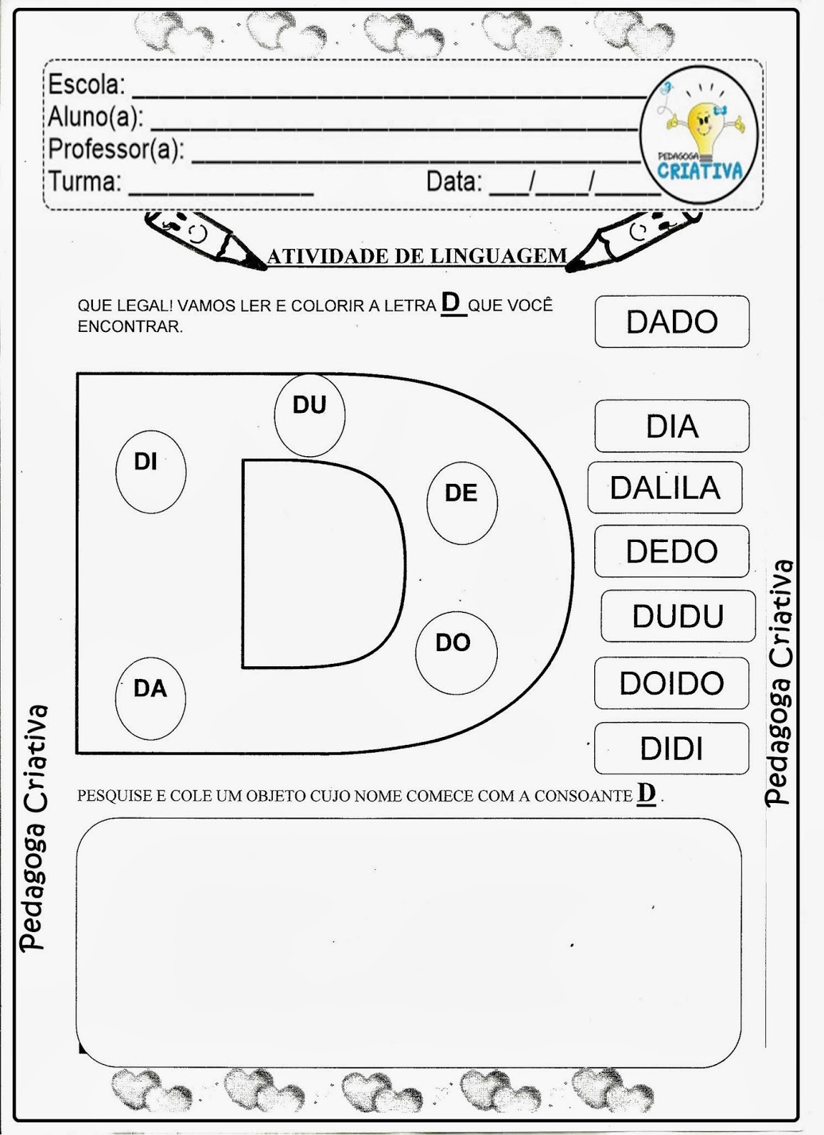acessórios com d