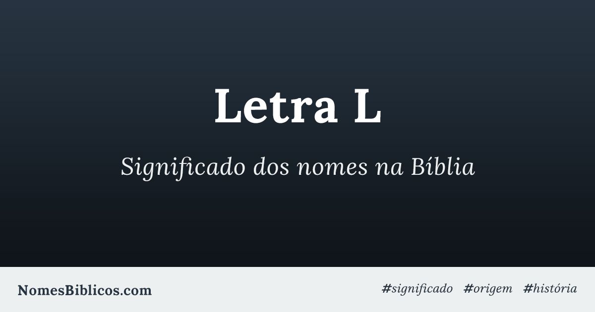 nomes raros com l