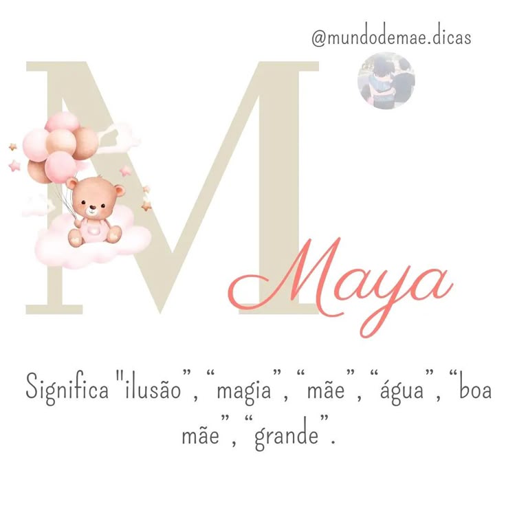 origem dos nomes com m