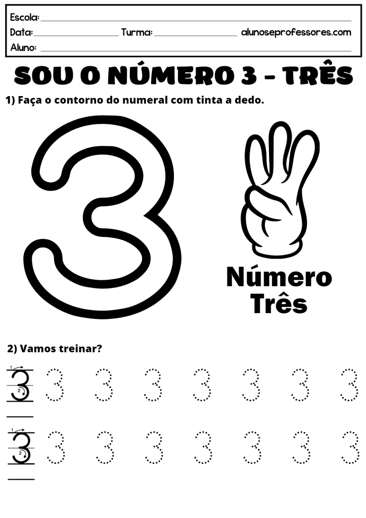 alfabeto numérico para colorir