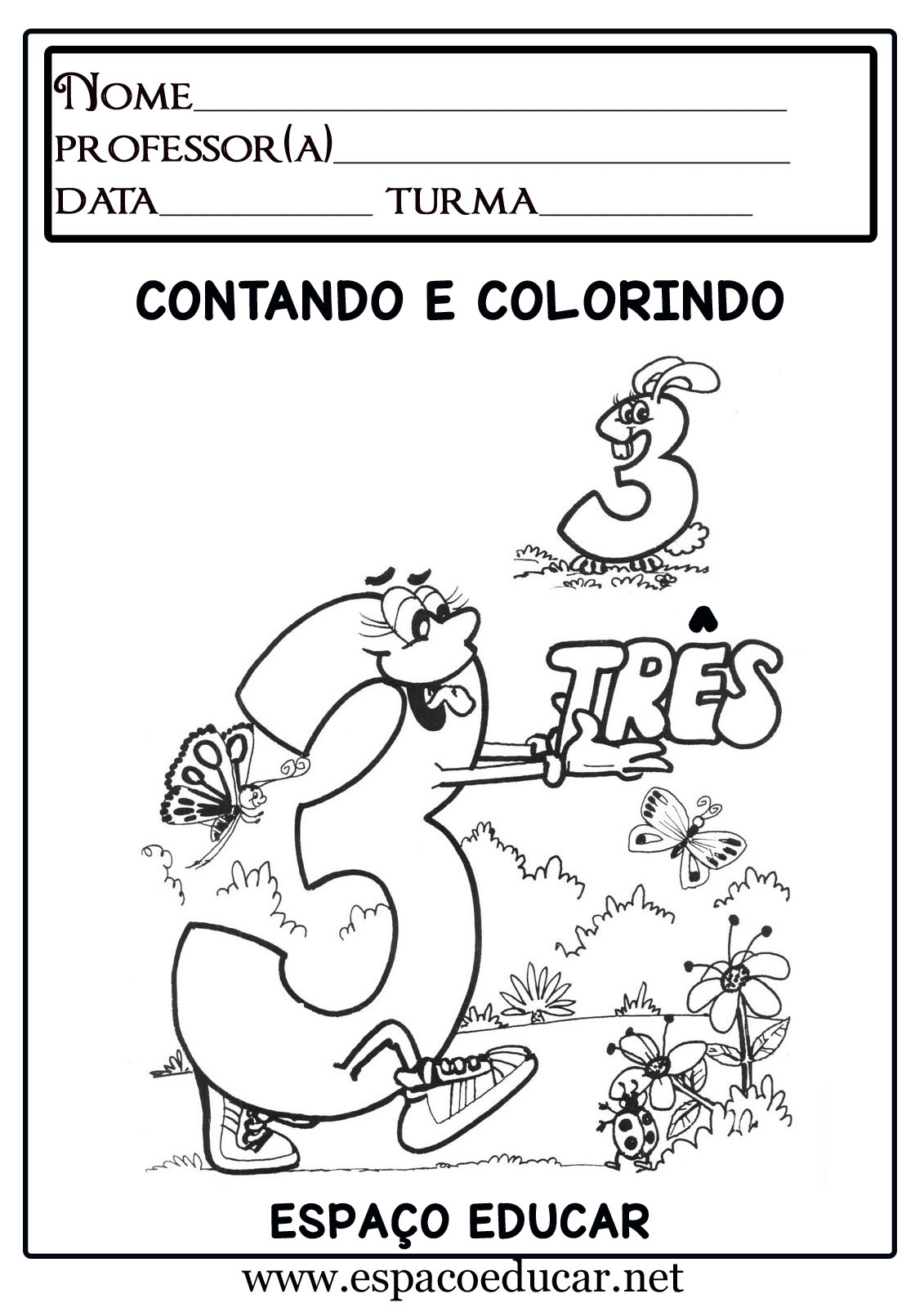 atividade com o número 3