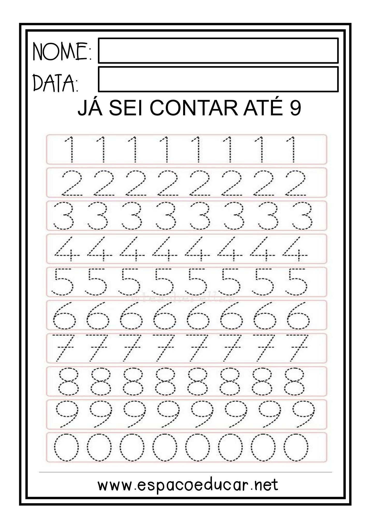 molde do número 2 grande para imprimir