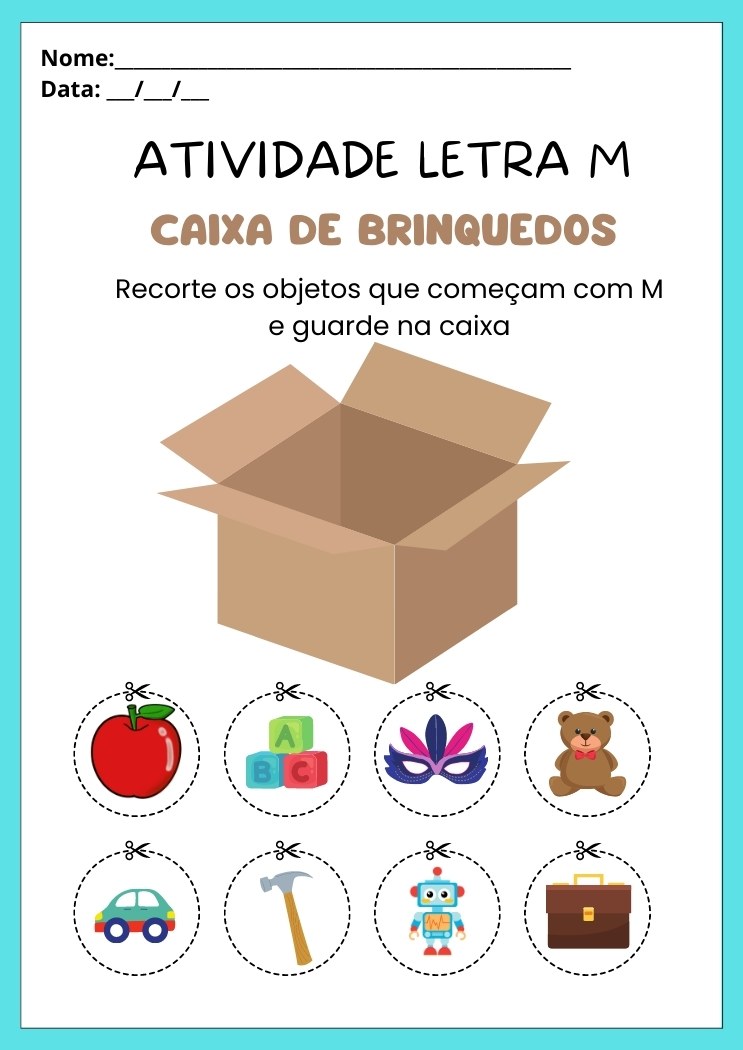 lista de objetos com m