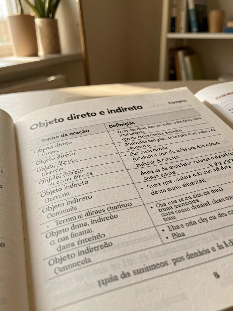 Livro didático aberto sobre 