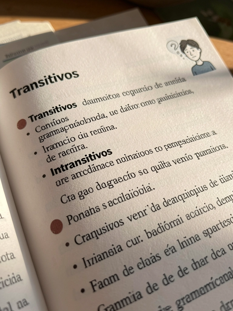 Livro de gramática portuguesa aberto com páginas destacando 