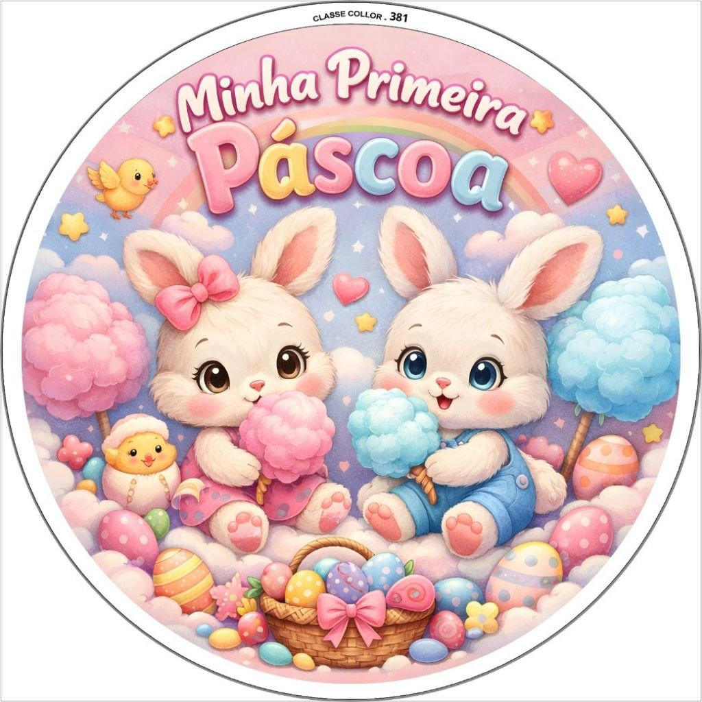 painel de páscoa infantil criativo