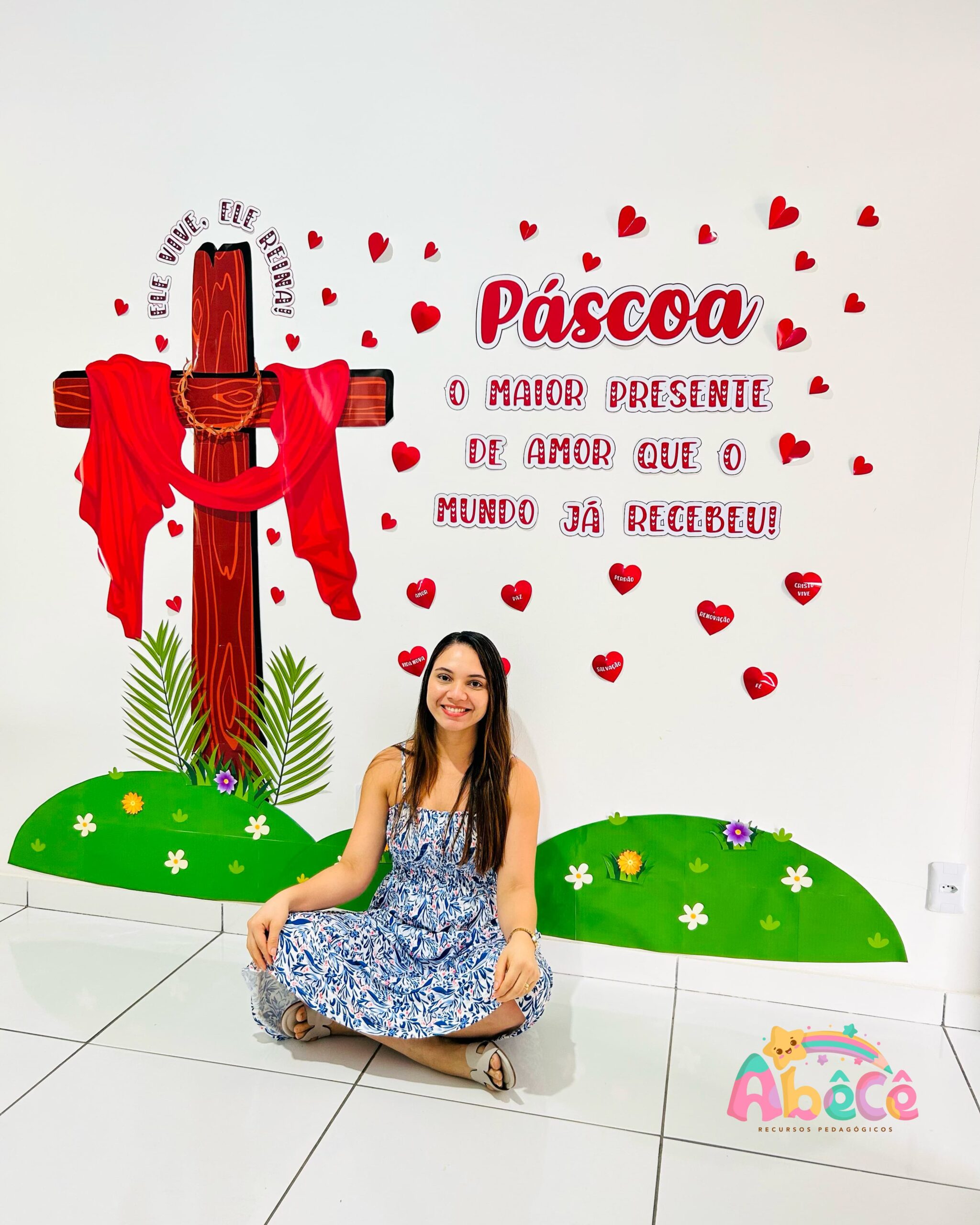 como fazer painel de páscoa em e.v.a.