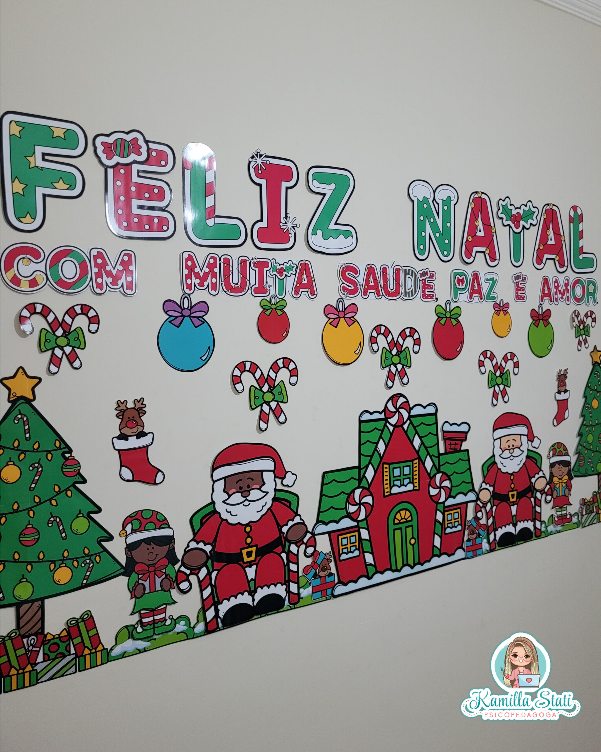 cenário para fotos de natal