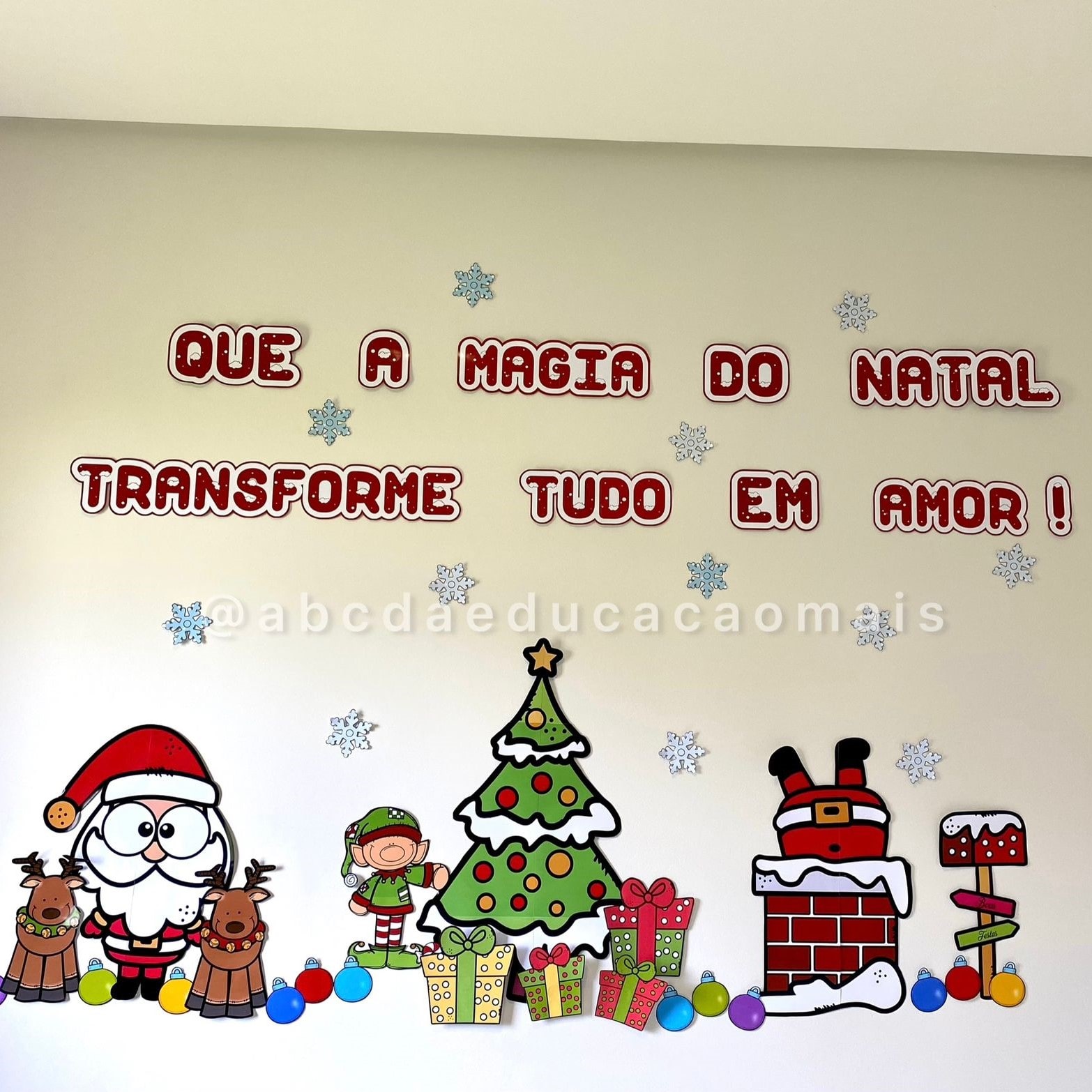 cenário para fotos de natal