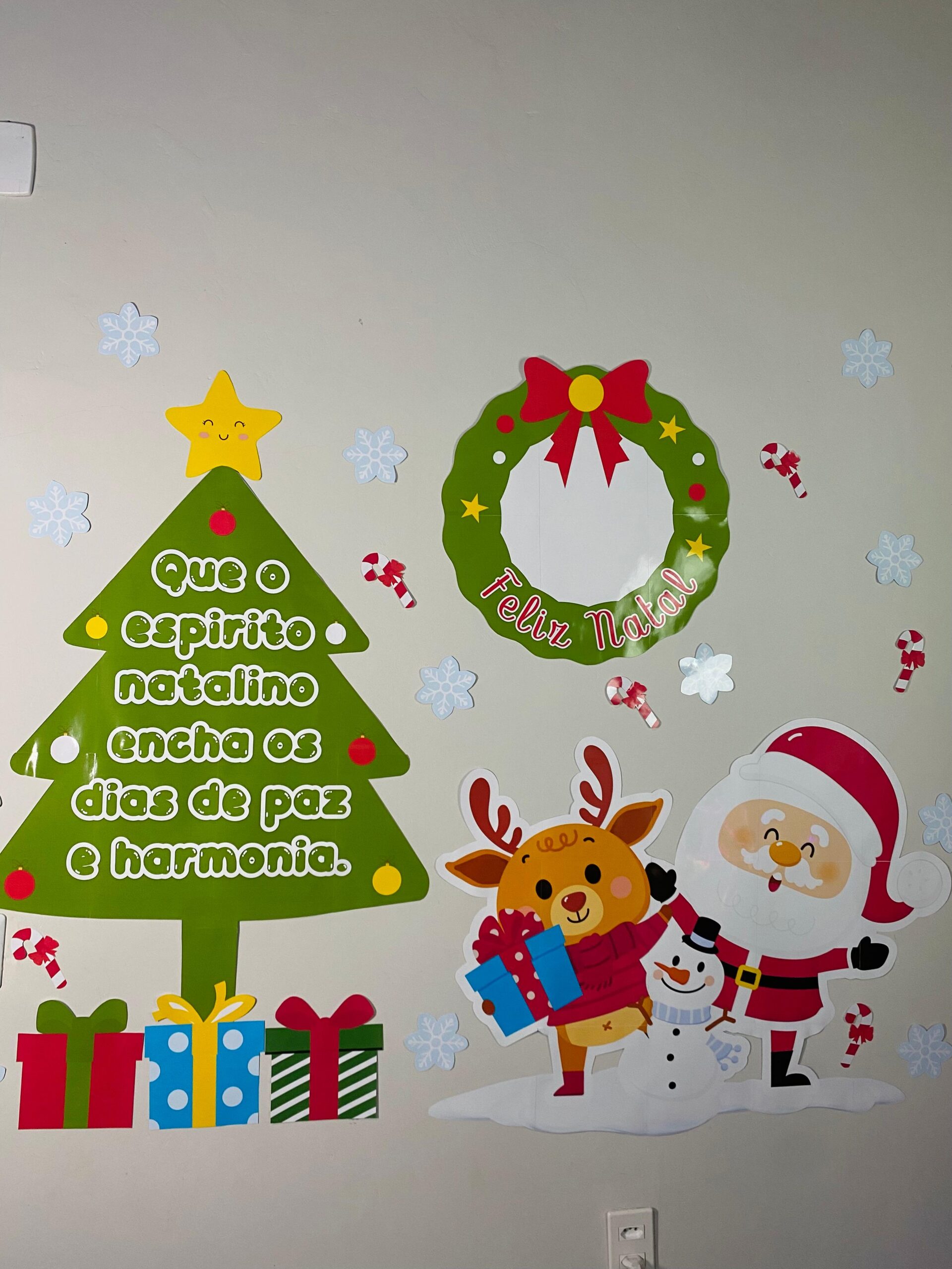painel de natal em E.V.A.