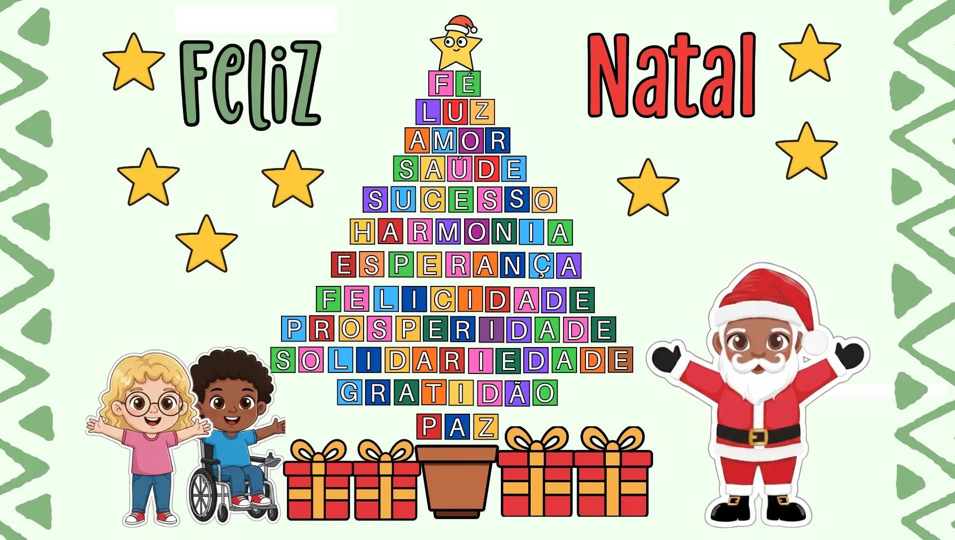 inspiração painel de natal