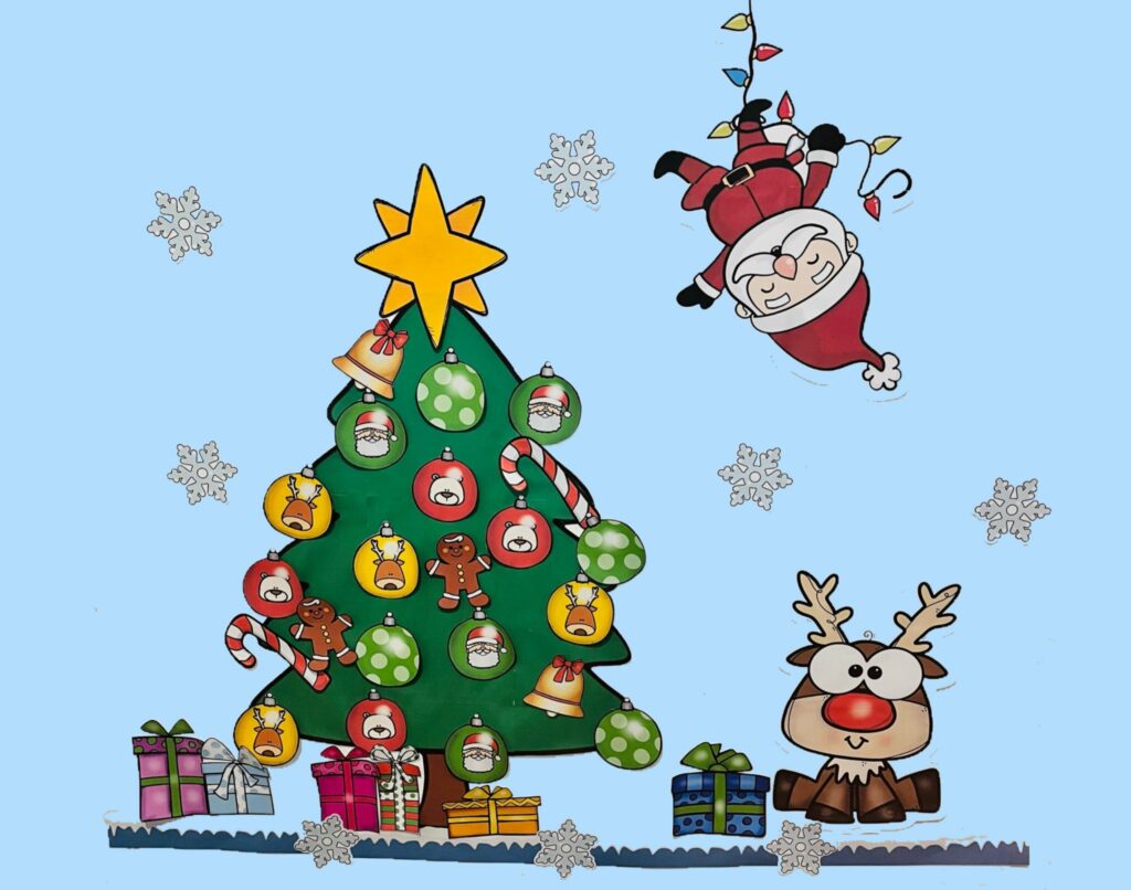 painel de natal moderno