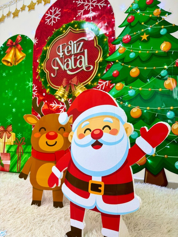 painel de natal elegante