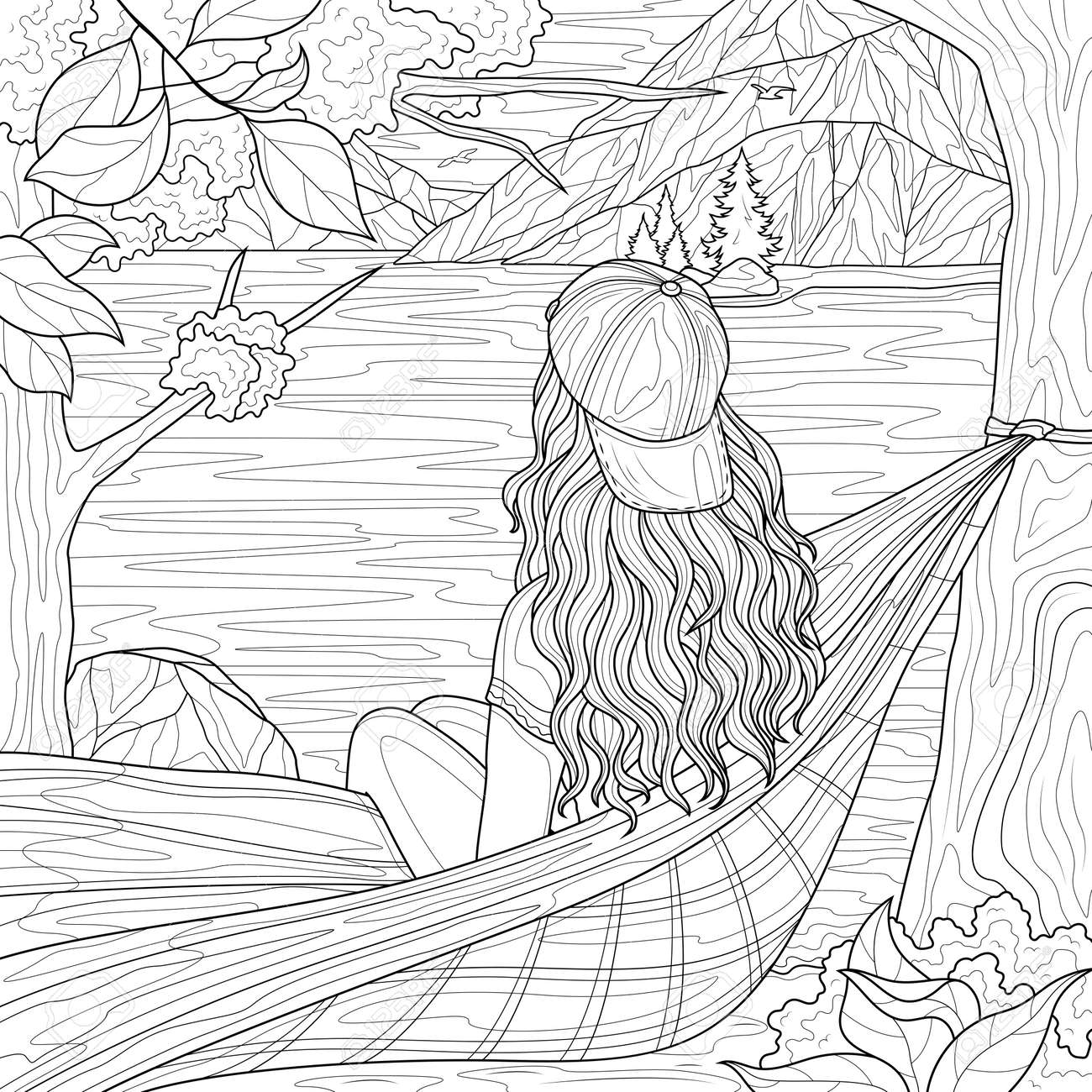 sites de colorir paisagens realistas