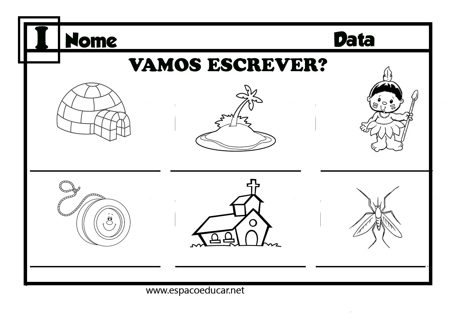 substantivos com a letra i