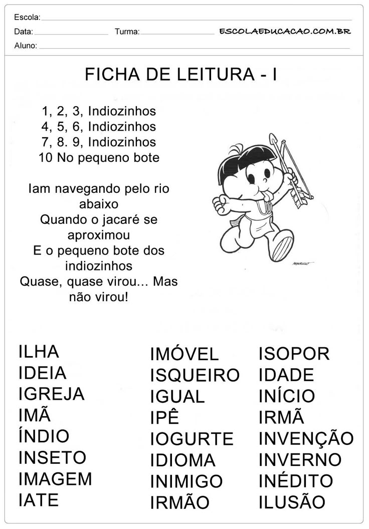 adjetivos com a letra i