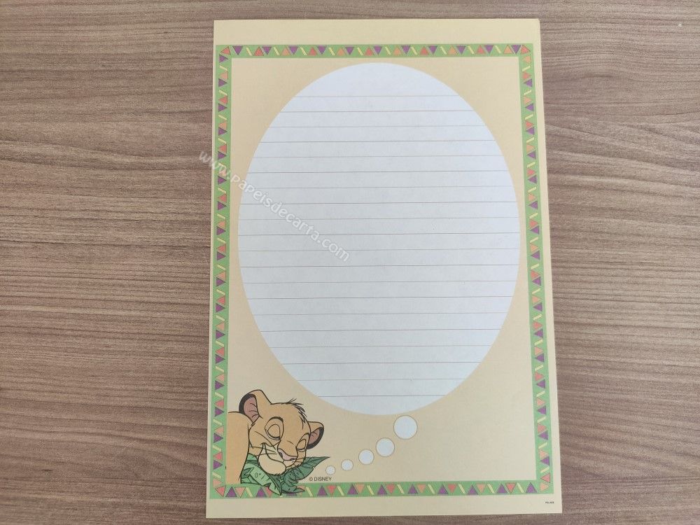 onde baixar papel de carta fofo antigo
