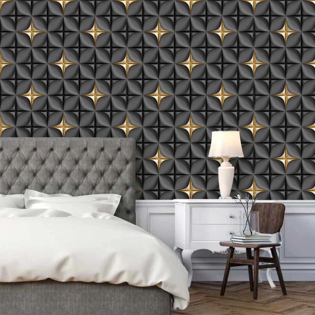 papel de parede preto escritório homem