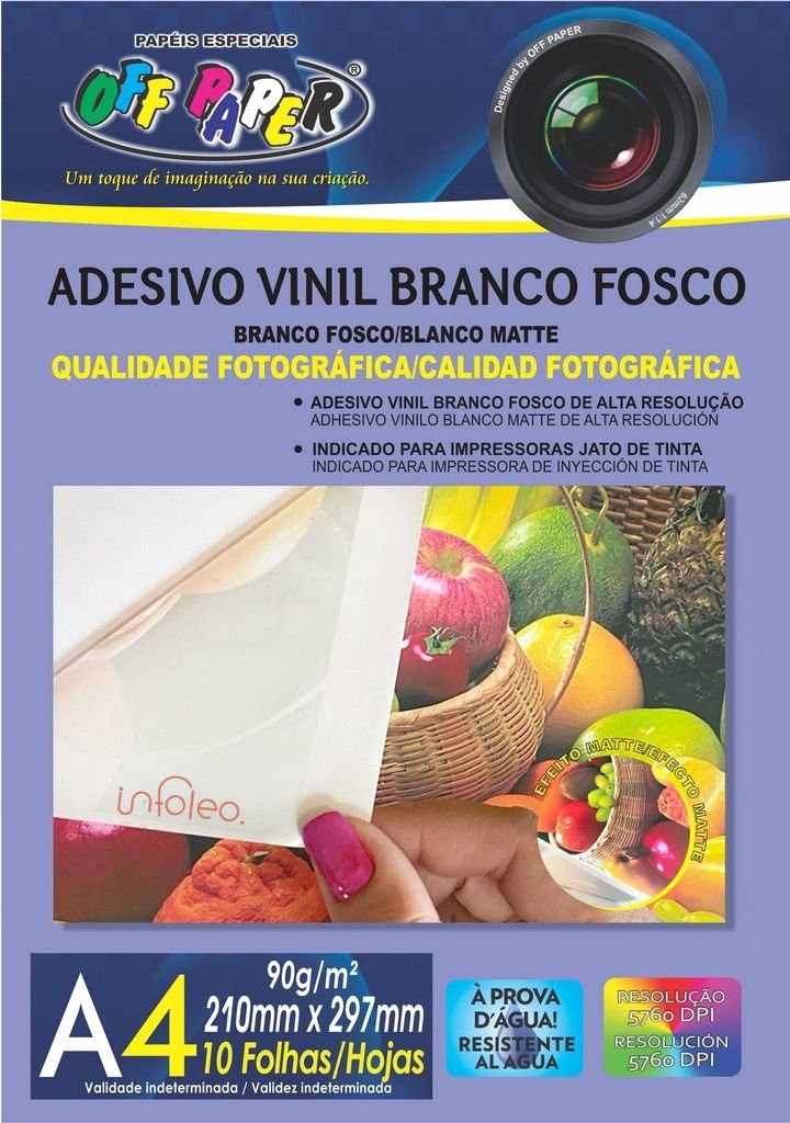 papel vinil adesivo
