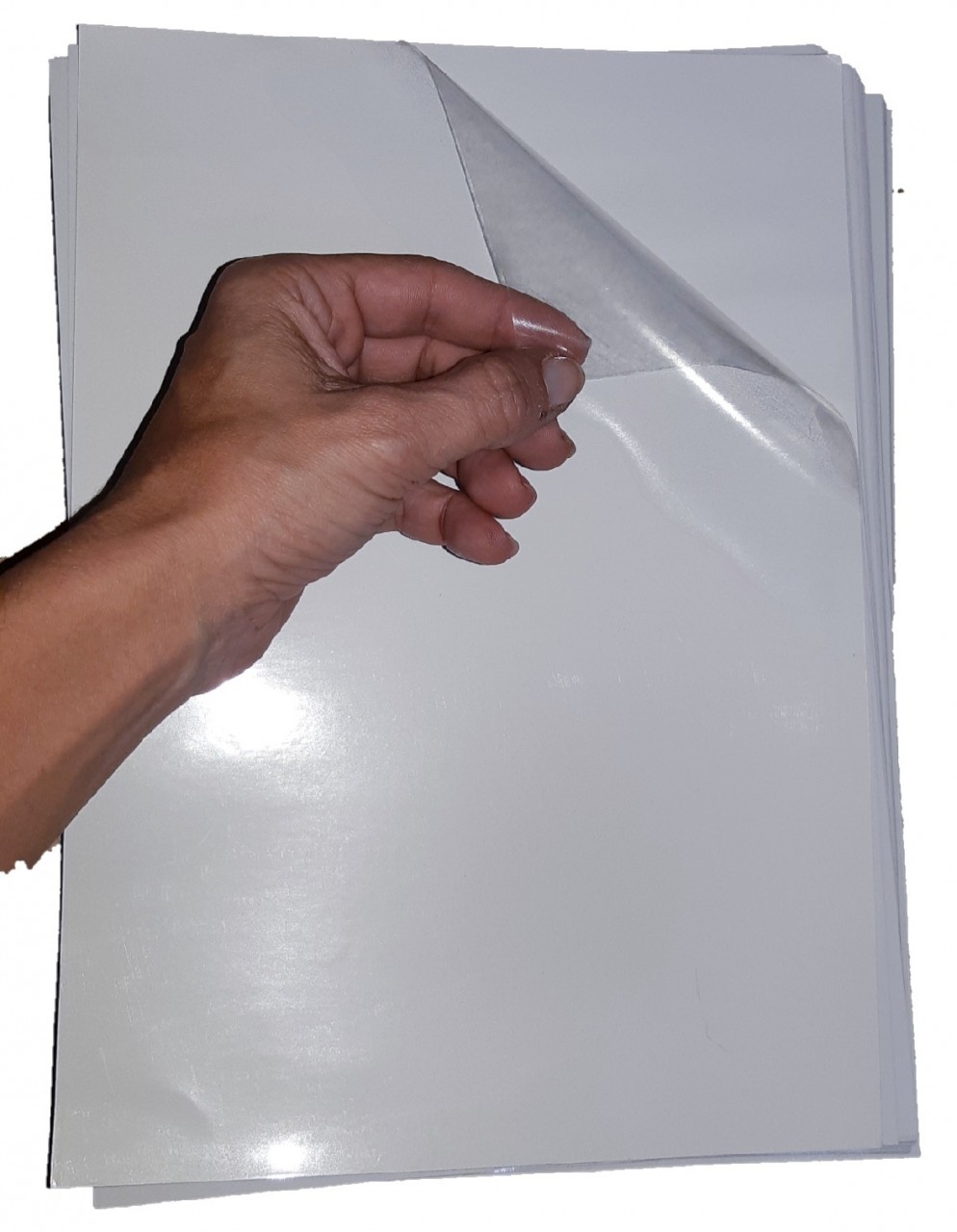 papel vinil durável