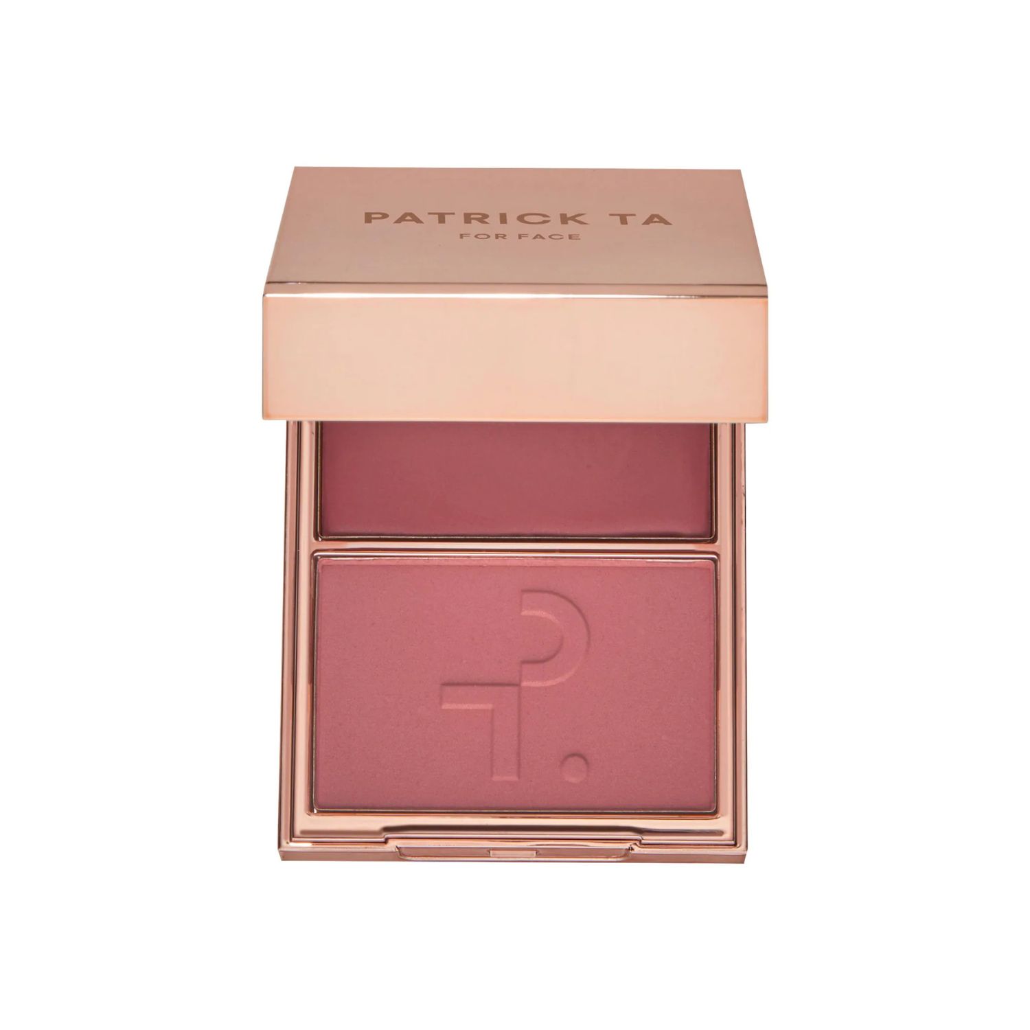 blush cremoso e em pó