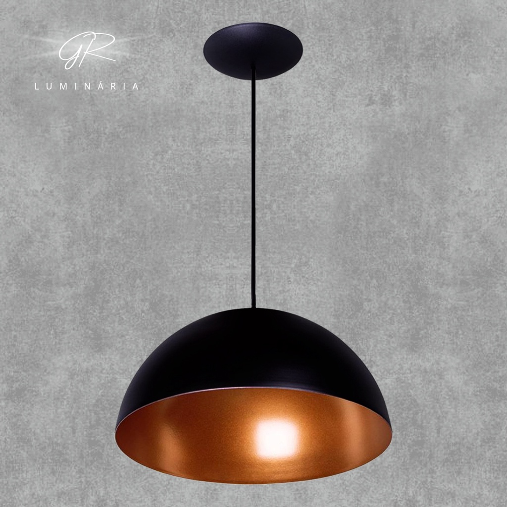 pendente meia lua 60cm