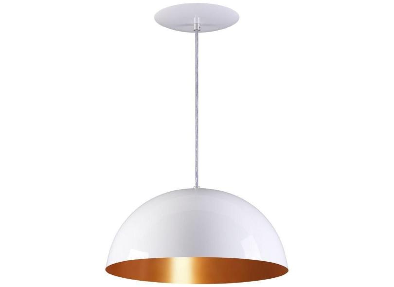 pendente meia lua branco cobre