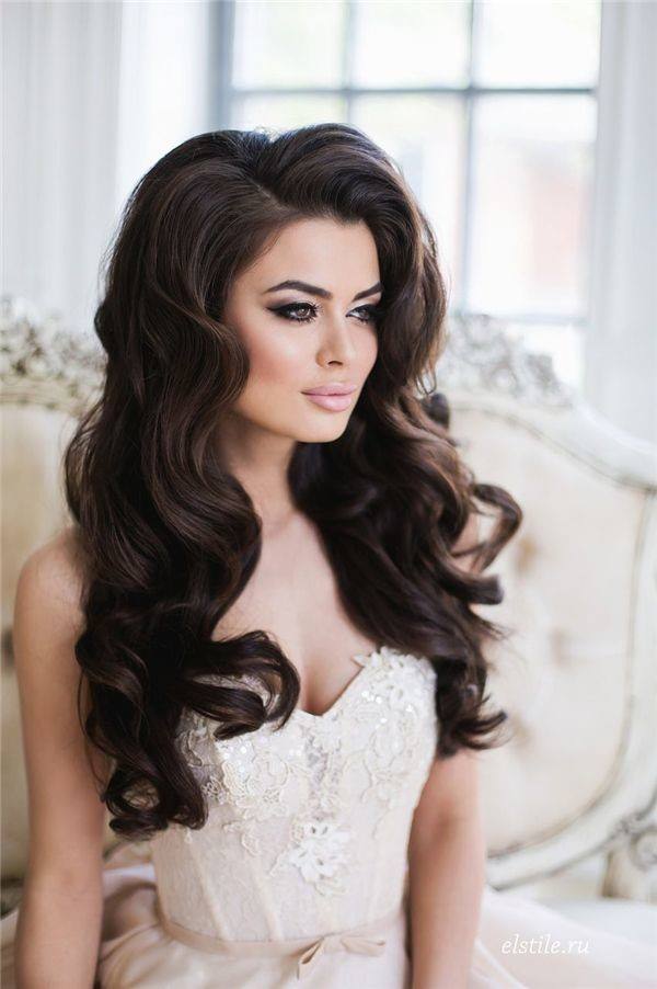 penteado cabelo solto ondulado