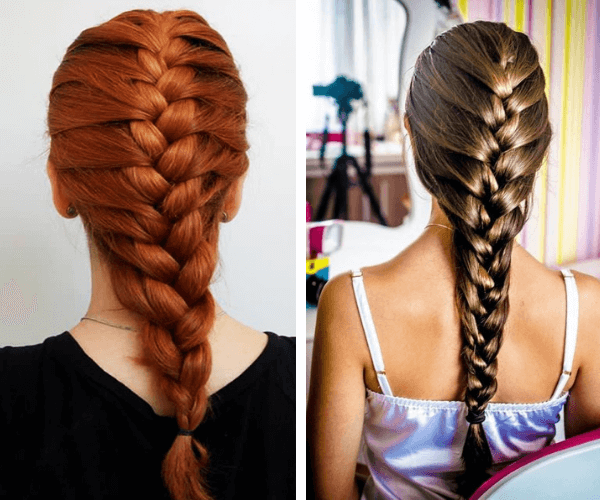 trança box braid ponta solta