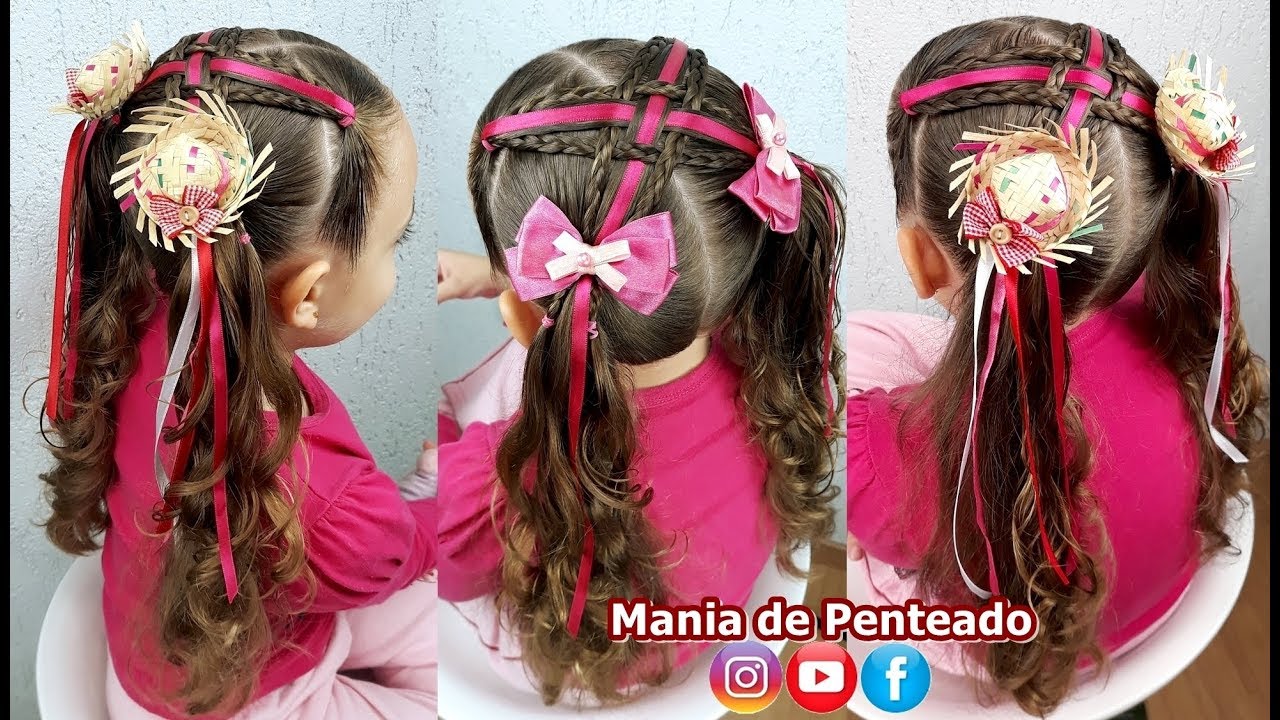 penteado festa junina 0