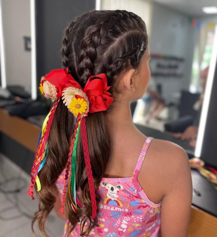 penteado festa junina 1