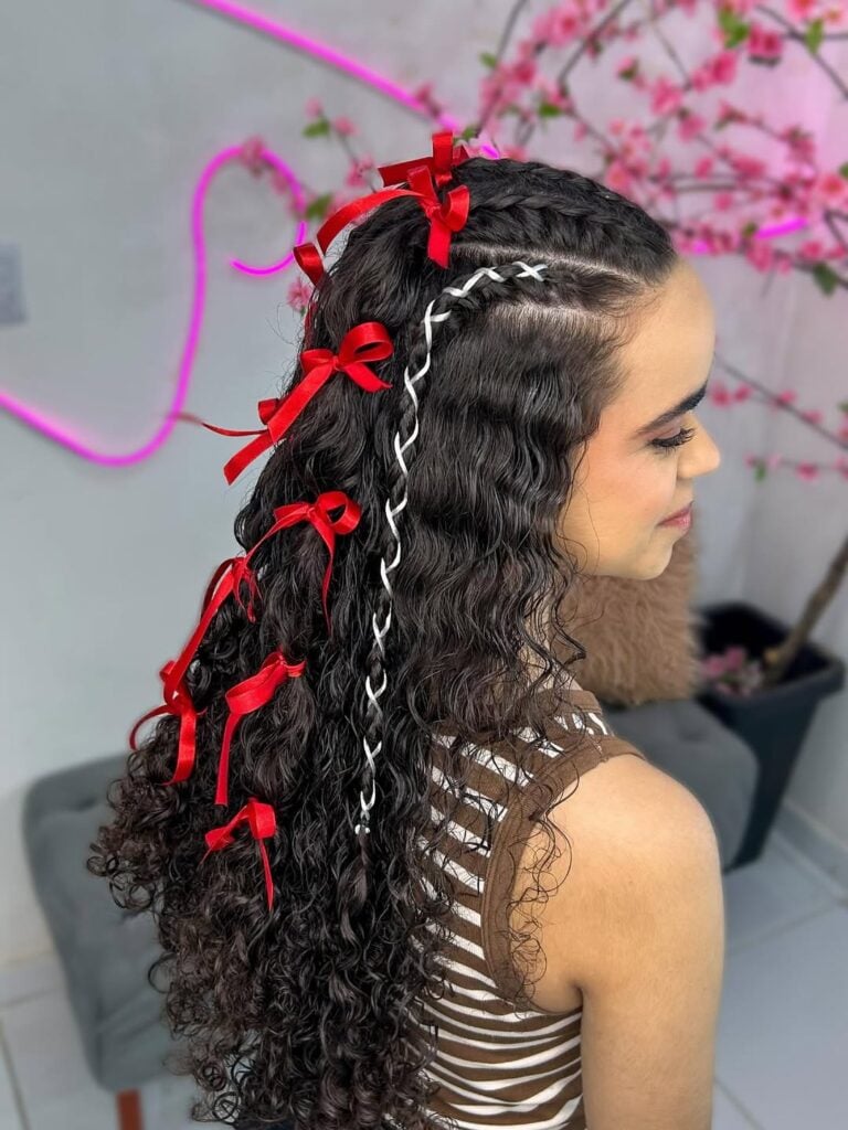 penteado junino passo a passo